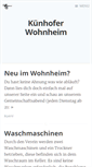 Mobile Screenshot of kuenhofer.de