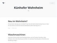 Tablet Screenshot of kuenhofer.de